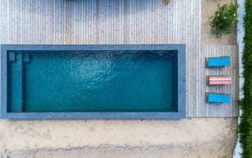 Swimming Pool Aerial View