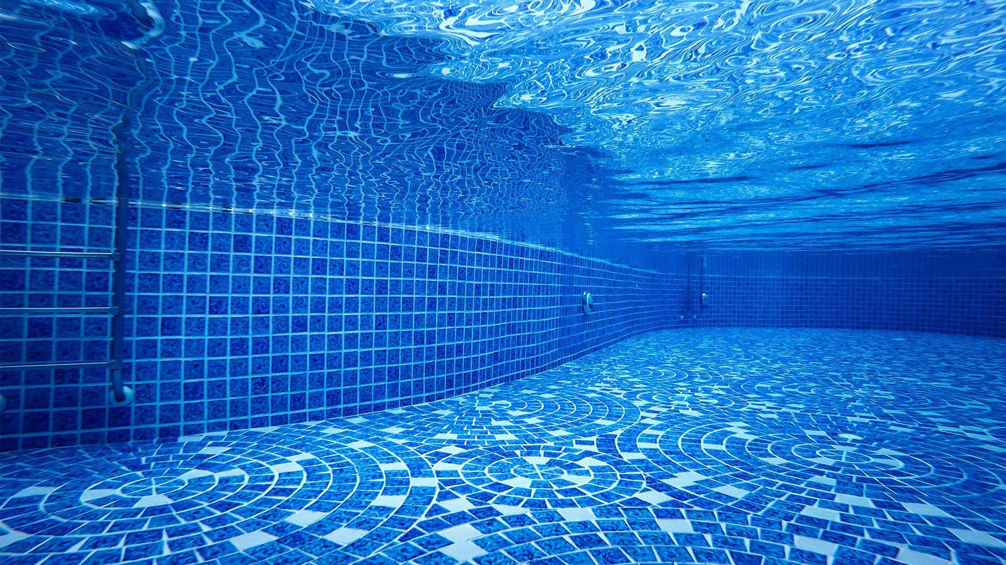 Inground Pool View From Underwater