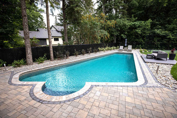HB Pools Inground Pool installation in West Ottawa