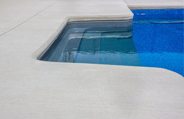 Polymer Swimming Pool Step Close Up
