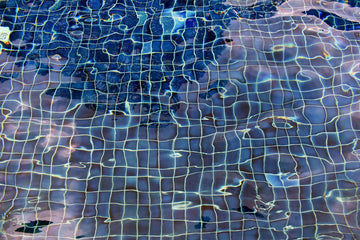 Vinyl Liner Water Close Up