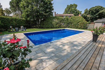 16x32 Rectangular Inground Pool Installation in Nepean, Ottawa
