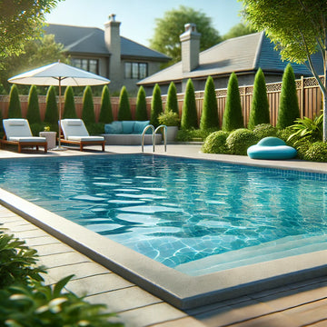 In Ground Swimming Pool Clear Water & Ready to Swim