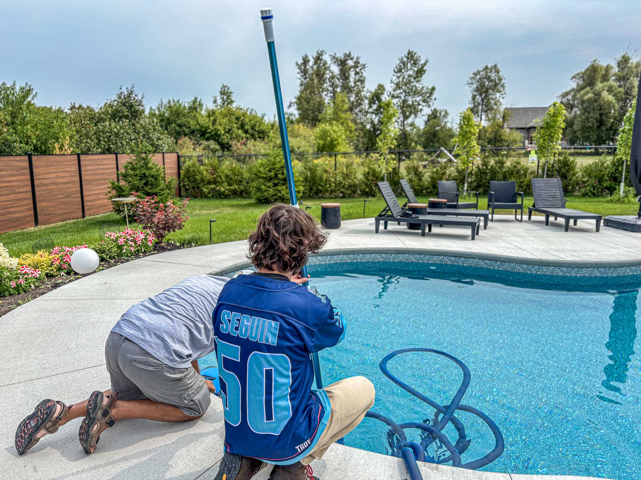 Inground Pool Construction in Greely -  Lakeland Meadows Freeform Lagoon