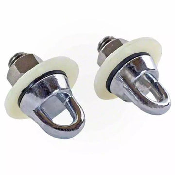 2 Chrome Plated Wall Anchors - HB Pools