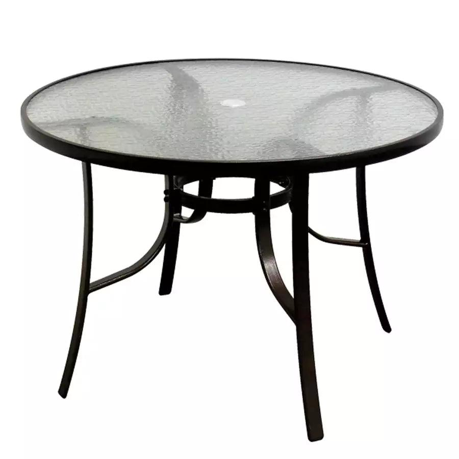 48" Round Dining Table Black - HB Pools