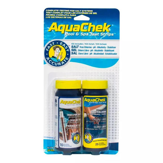 AquaChek Salt System Test Strips Kit - HB Pools