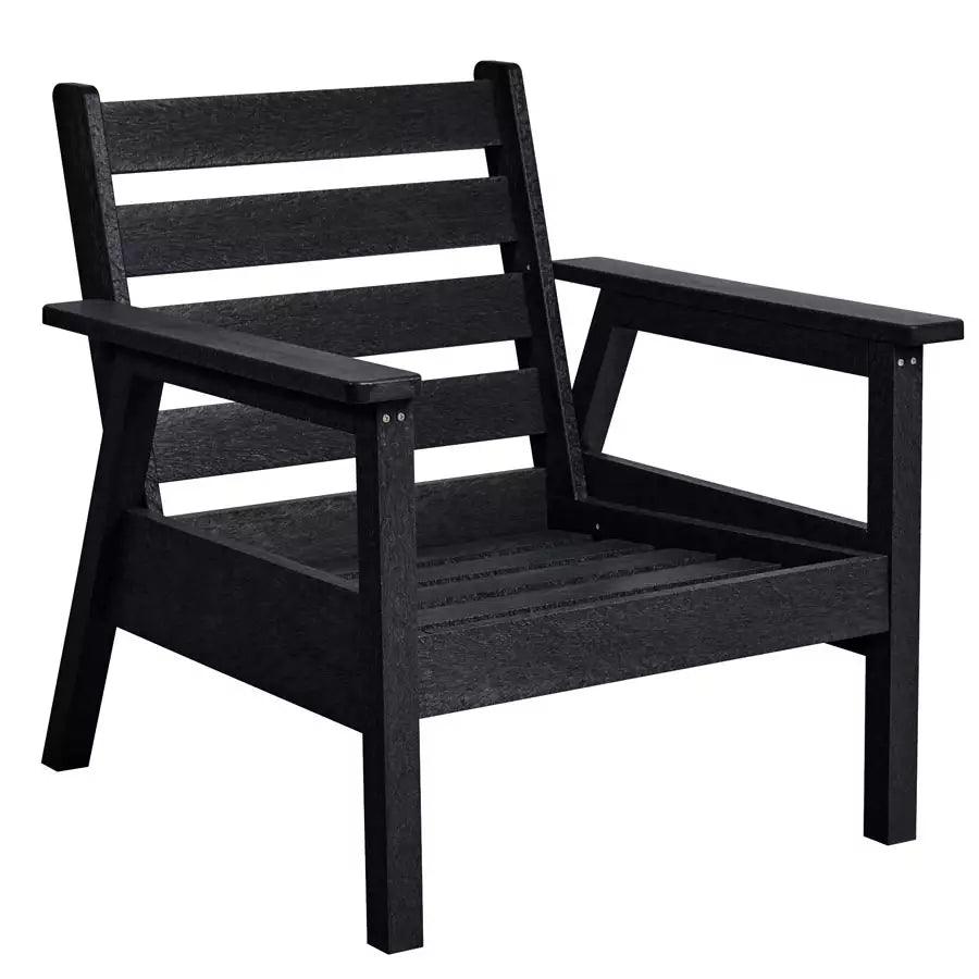 Arm Chair Frame Black - HB Pools