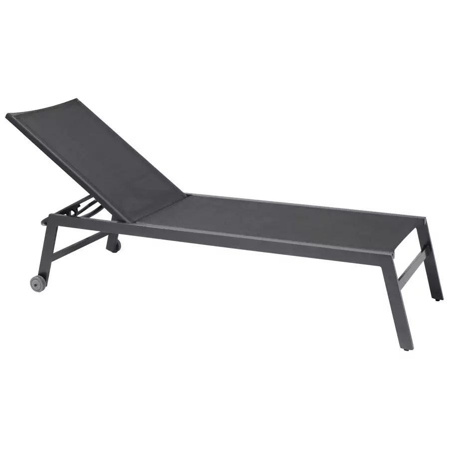 Carbon Chaise Lounge with Wheels - HB Pools