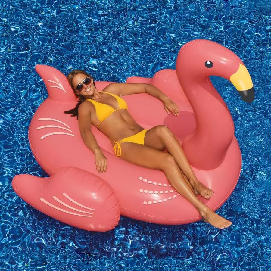 Giant Flamingo Ride-On Float - HB Pools