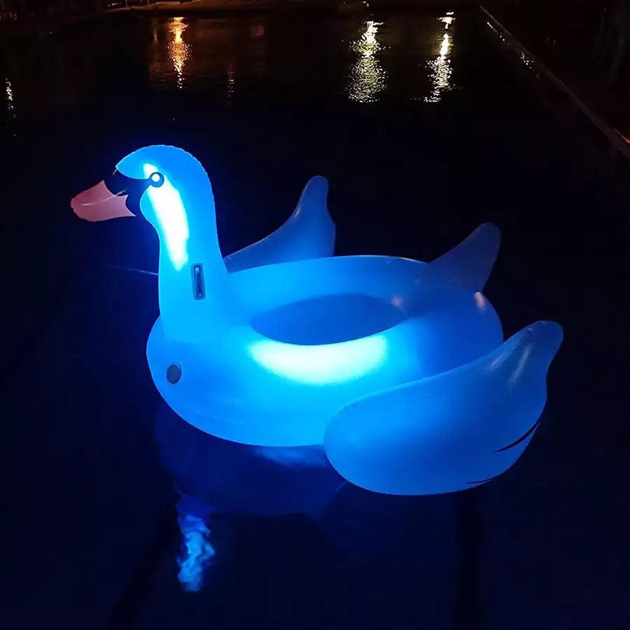 Giant Swan LED Light Up Pool Float - HB Pools