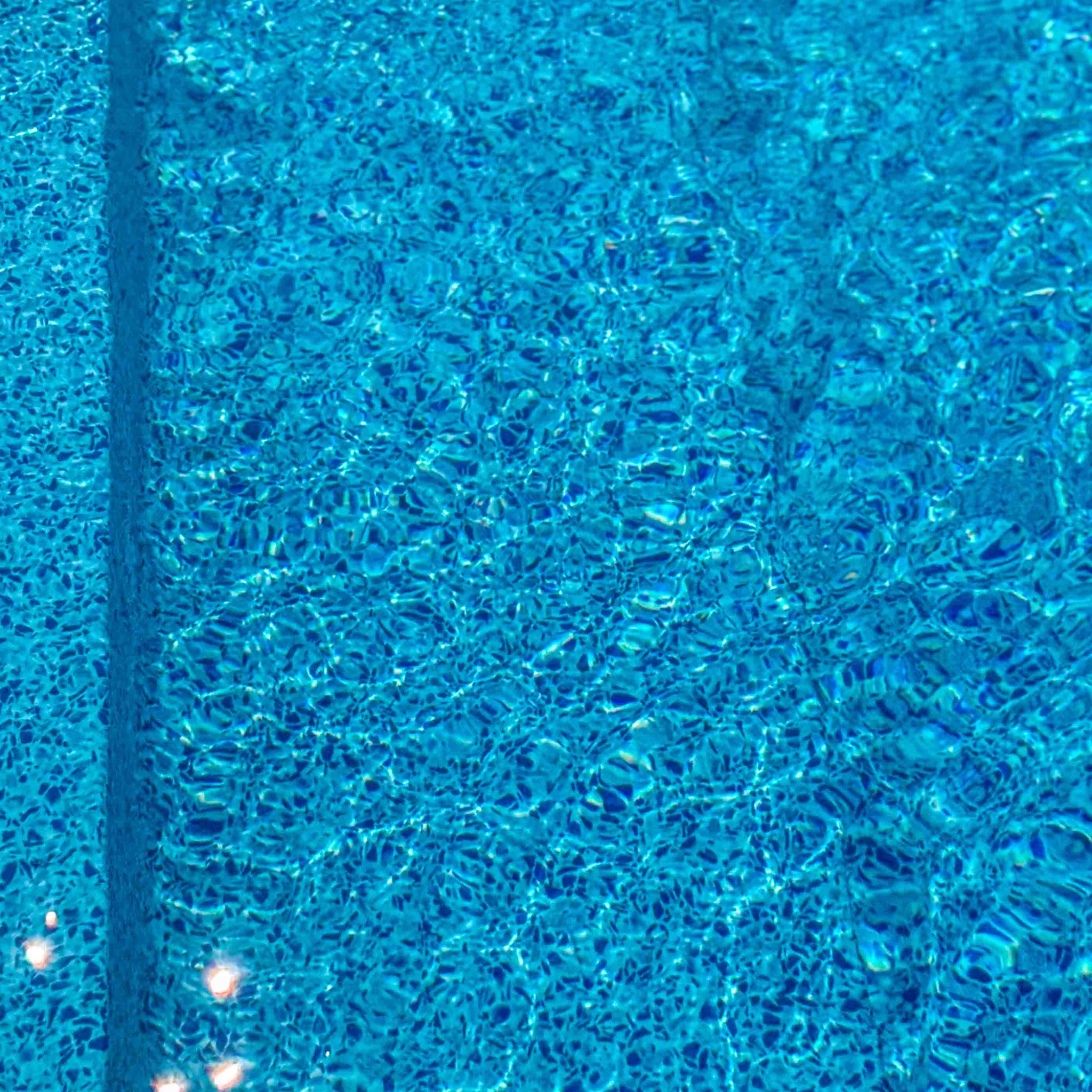 close up of swimming pool water