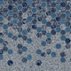 Falling Esagono / grey Crystal
