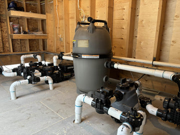 New In ground Pool Plumbing and Equipment