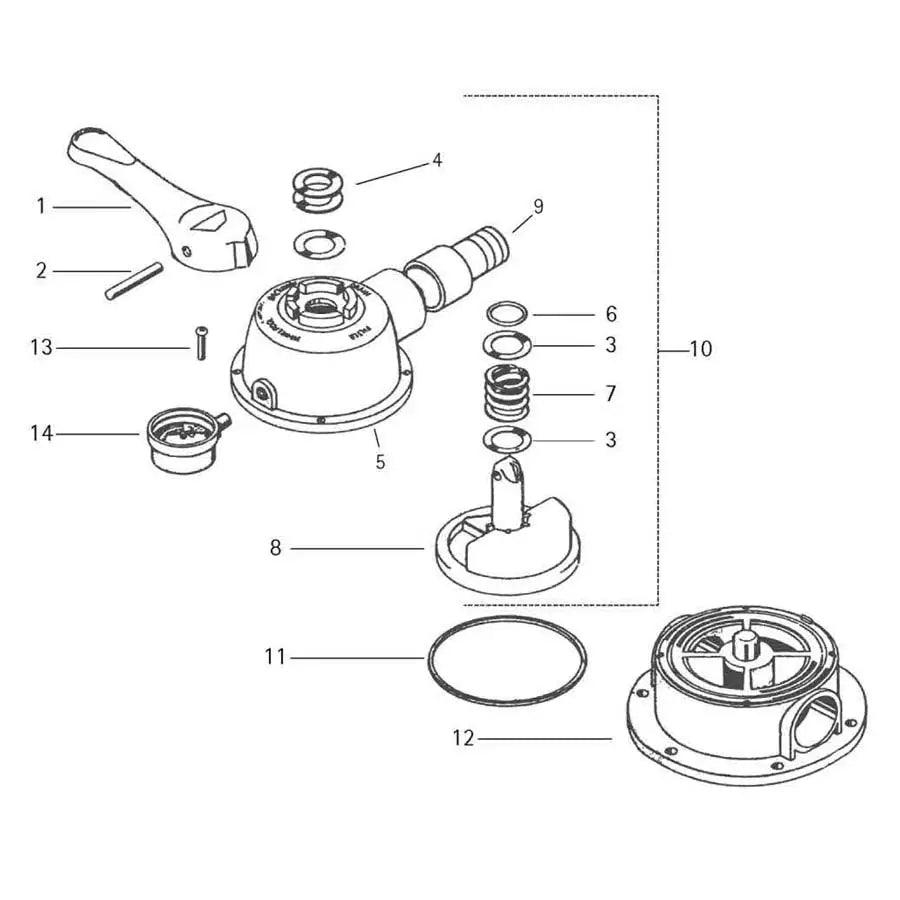Jacuzzi Valve Parts 5Position Dial Valve