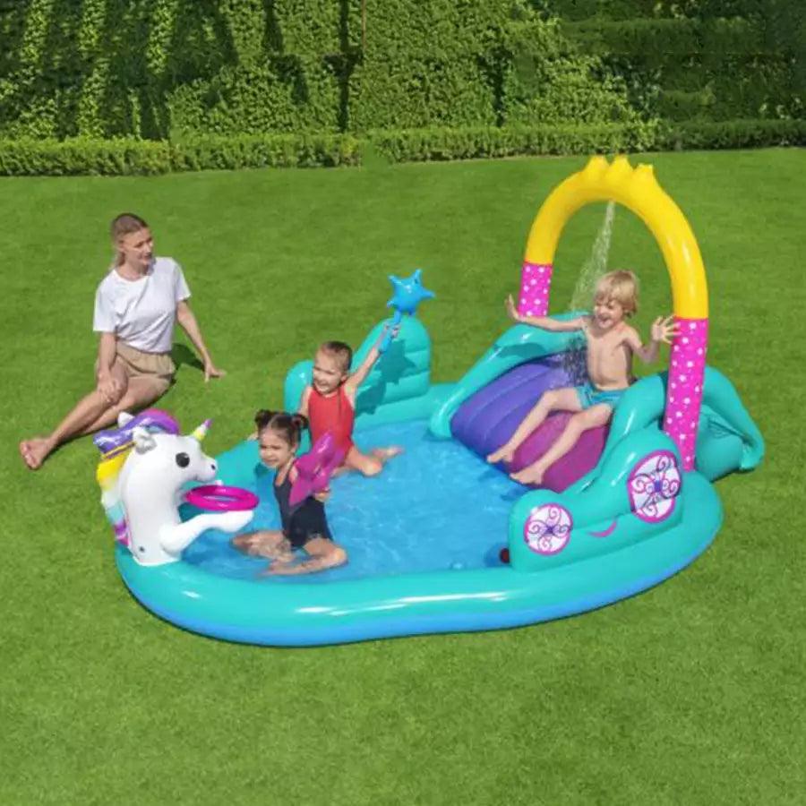 Magical Unicorn Carriage Play Center - HB Pools