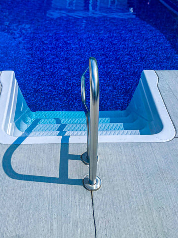 Swimming Pool Handrail Top View