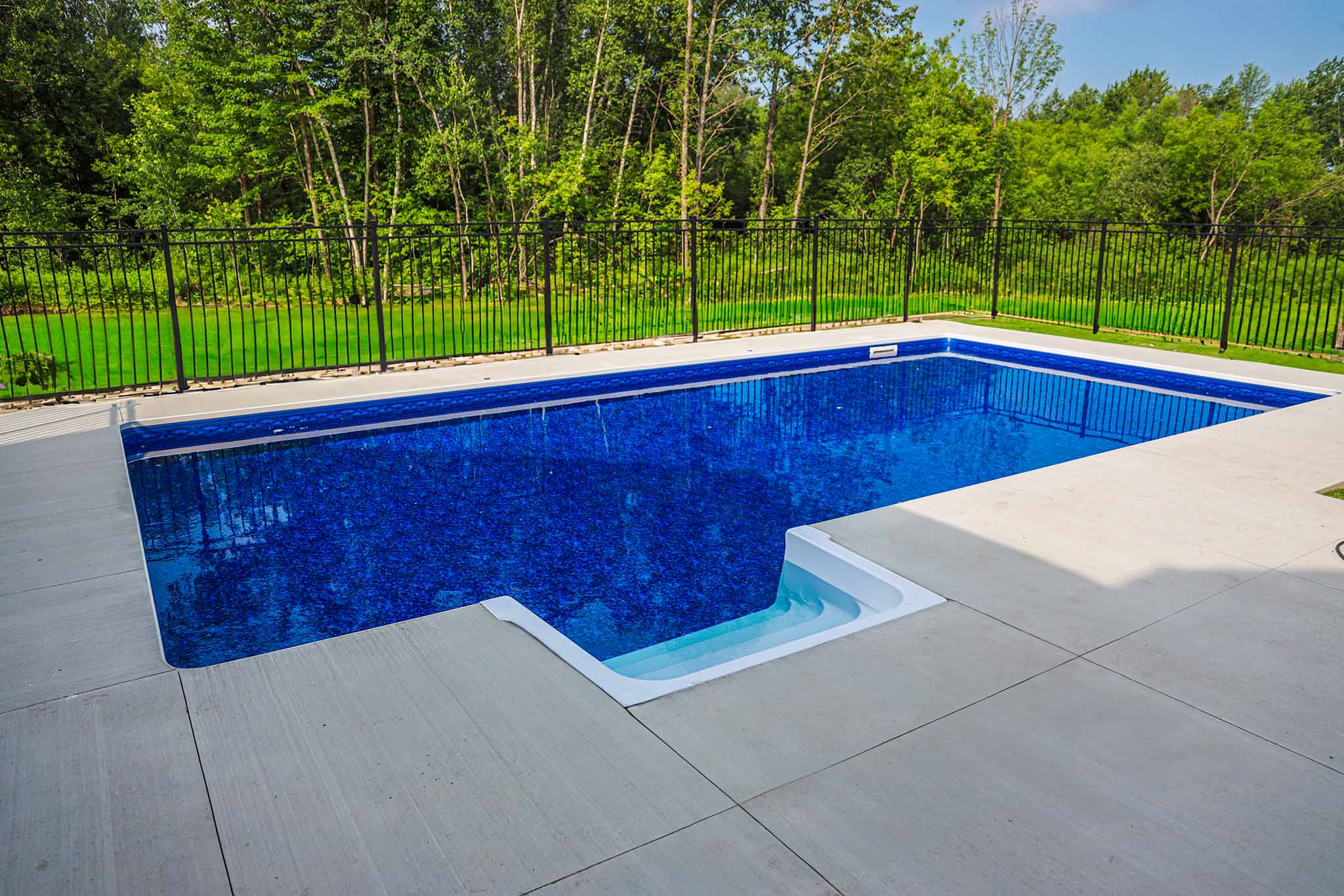 Suntan Chair Left to New Inground Pool