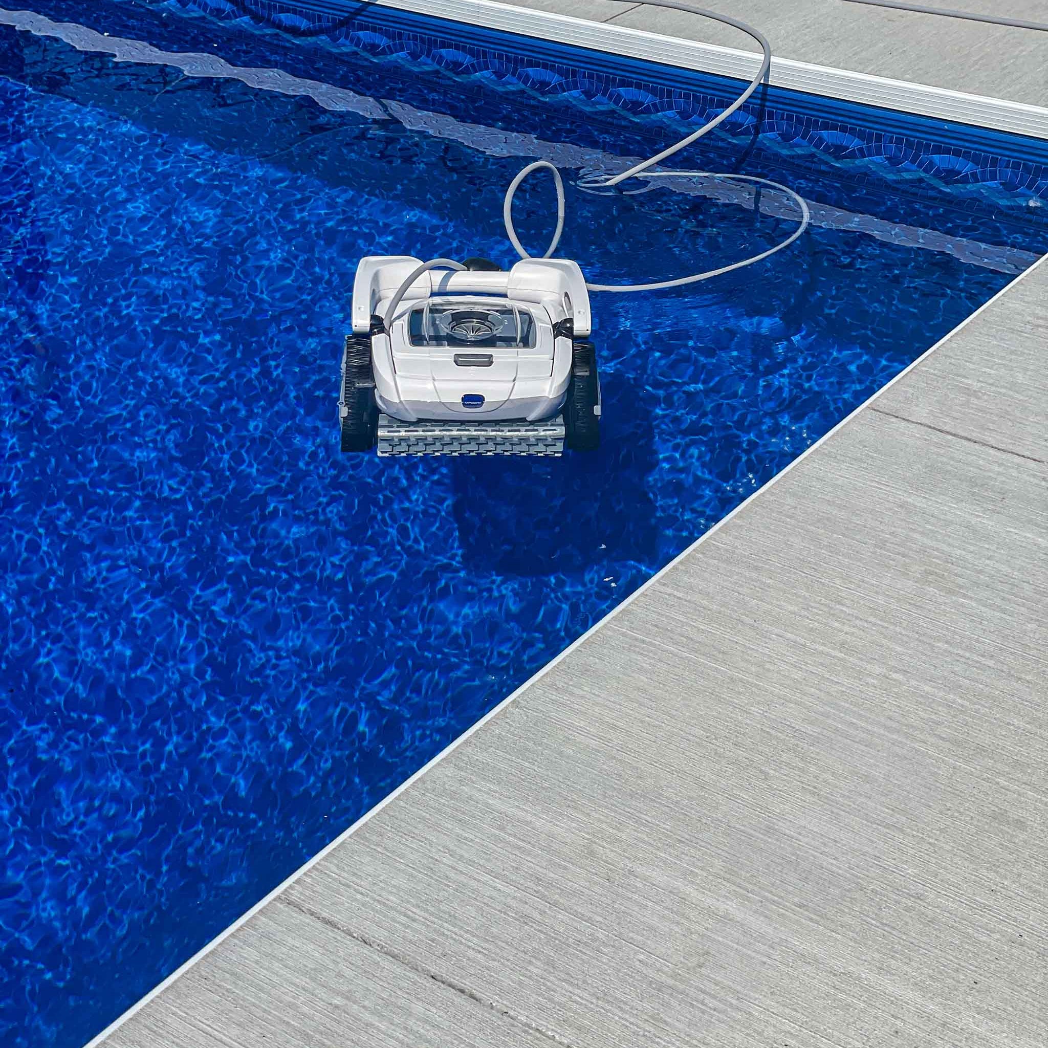 Automatic Polaris Pool Cleaner in Pool Water