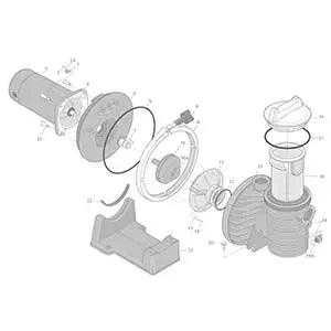 Sta-Rite - Pump Parts - Max-E-Glas II/ Dura-Glas II Pump - HB Pools