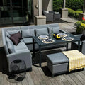 Three Piece Upholstered Sectional - HB Pools