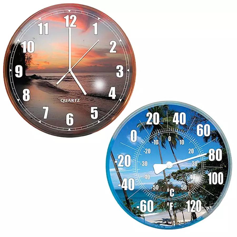Wall Clock Thermometer Combo - HB Pools