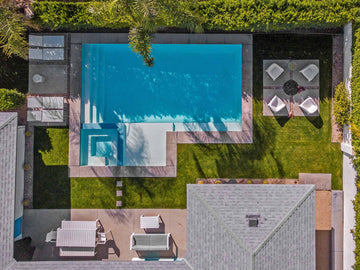 Inground Pool Ariel View